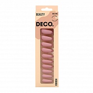 Набор накладных ногтей с клеевыми стикерами `DECO.` FEROSH pinky (24 шт + клеевые стикеры 24 шт)