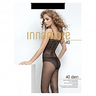 Колготки женские `INNAMORE` FLEUR 40 den (тон Nero) р-р 3