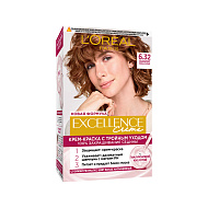 Крем-краска для волос `LOREAL` `EXCELLENCE` тон 6.32 (Золотистый темно-русый)