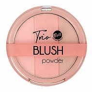 Румяна для лица `BELL` TRIO BLUSH POWDER тон 01