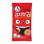 Морские водоросли `JANGSOO` со вкусом кимчи 2 г