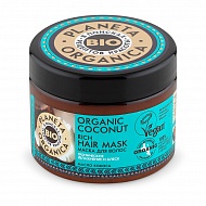 Маска для волос `PLANETA ORGANICA` ORGANIC COCONUT густая (увлажнение и блеск) 300 мл