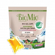 Капсулы для стирки `BIOMIO` без запаха 16 шт