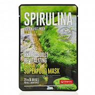 Маска для лица `DERMAL` SUPERFOOD с экстрактом спирулины 25 г
