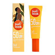 Гель для лица `SUN LOOK` 3 в 1 солнцезащитный 50 мл