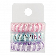 Набор резинок `LADY PINK` `BASIC` SLINKY box 3 шт