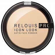 Пудра компактная для лица `RELOUIS` `RELOUIS PRO` ICON LOOK SATIN FACE POWDER тон 01