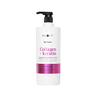 Бальзам-ополаскиватель для волос `MIXIT` `HAIR EXPERT` COLLAGEN+KERATIN ламинирующий 1000 мл