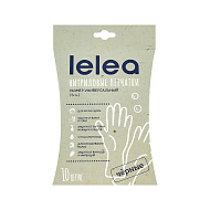 Перчатки хозяйственные `LELEA` суперчувствительные универсальные 10 шт