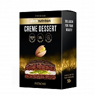 Печенье глазированное `ATECH NUTRITION` CREME DESSERТ со вкусом фисташки 50 г
