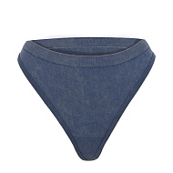 Трусы женские `TRENDY LOOK` WASHED JEANS стринги (синие) (L)