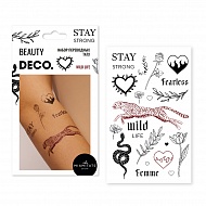 Набор переводных мини-тату `DECO.` by Miami tattoos (Wild Life)
