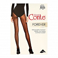 Колготки женские `CONTE ELEGANT` FANTASY FOREVER 30 den (Nero) р-р 3