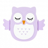Ланч-бокс `FUN` OWL violet 16 см