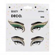 Кристаллы для лица и тела `DECO.` GREEN COUTURE by Miami tattoos (Shine)