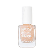 Лак для ногтей `CATRICE` GLOW TINT SHIMMER полупрозрачный тон 030 Sparkle symphony