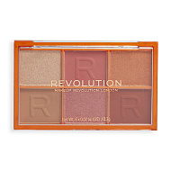 Палетка теней для век `REVOLUTION` MINI COLOUR RELOADED тон Nude about you