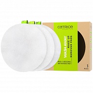 Салфетки для снятия макияжа `CATRICE` WASH AWAY MAKE UP REMOVER PADS многоразовые