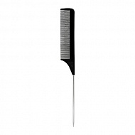 Расческа-гребень для волос `LADY PINK` `BASIC` PROFESSIONAL с металлической ручкой 22 см