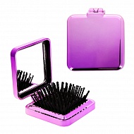 Расческа для волос с зеркалом `LADY PINK`