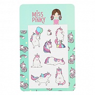 Татуировки переводные `MISS PINKY` 12x7,5