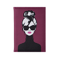 Обложка для паспорта `LADY PINK`