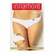 Трусы женские `INNAMORE` UNDERWEAR cлипы средней посадки из хлопка (nero, 2)