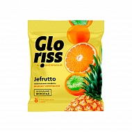 Жевательные конфеты `GLORISS` Ананас и апельсин 35 г