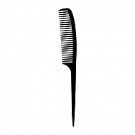 Расческа-гребень для волос `LADY PINK` `BASIC` PROFESSIONAL карбоновая с ручкой 22 см