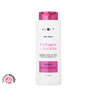 Шампунь для волос `MIXIT` `HAIR EXPERT` COLLAGEN+KERATIN ламинирующий 400 мл