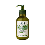 Крем-гель для интимной гигиены `GREEN MAMA` мать-и-мачеха и масло чайного дерева 300 мл