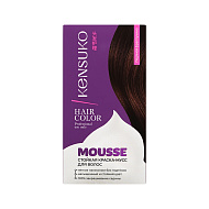 Краска-мусс для волос `KENSUKO` MOUSSE тон 4.3 Ледяной фраппучино