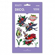 Татуировка для тела `DECO.` WATERCOLOR COLLECTION by Miami tattoos переводная (Peace)