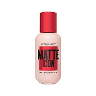 Крем тональный для лица `STELLARY` MATTE ICON FOUNDATION матирующий тон 04 Бежевый