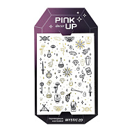 Наклейки для ногтей `PINK UP` `DECOR` MYSTIC COLLECTION 2D переводные тон 178