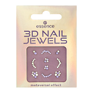 Стикеры для ногтей `ESSENCE` 3D NAIL JEWELS тон 01 Future reality