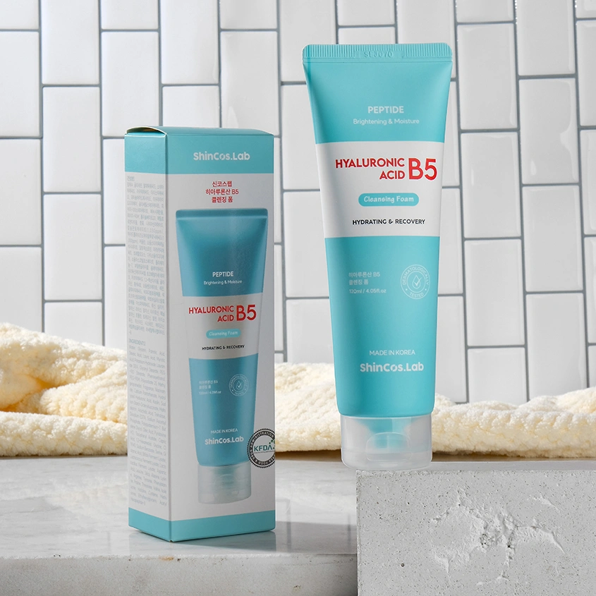 Пенка для лица `SHINCOS.LAB` HYDRATING & RECOVERY с гиалуроновой кислотой (увлажняющая) 120 мл