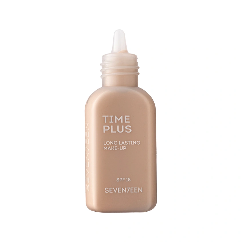 Крем тональный для лица `SEVEN7EEN` TIME PLUS LONGLASTING MAKE UP стойкий тон 2 Светло-бежевый