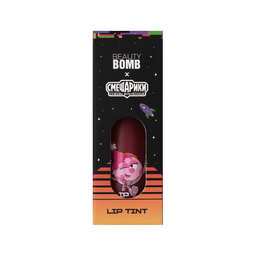 Тинт для губ `BEAUTY BOMB` СМЕШАРИКИ тон 01 Розовый