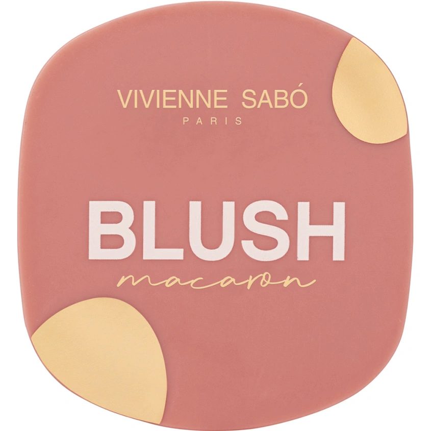 Румяна для лица `VIVIENNE SABO` MACARON матовые тон 04 Натурально-розовый