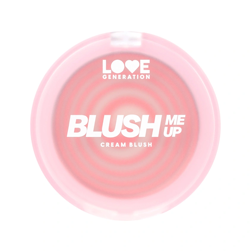 Румяна для лица `LOVE GENERATION` BLUSH ME UP кремовые тон 02 Cheek flick