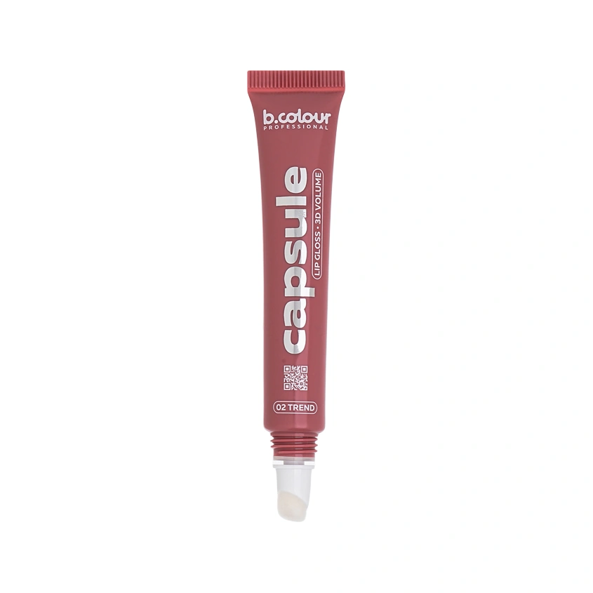 Блеск для губ `B.COLOUR PROFESSIONAL` LIP GLOSS 3D VOLUME зеркальный с 3D эффектом тон 02 Trend