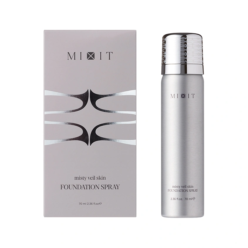 Тональная основа для лица `MIXIT` MISTY VEIL SKIN в аэрозоле тон 01 Warm vanilla