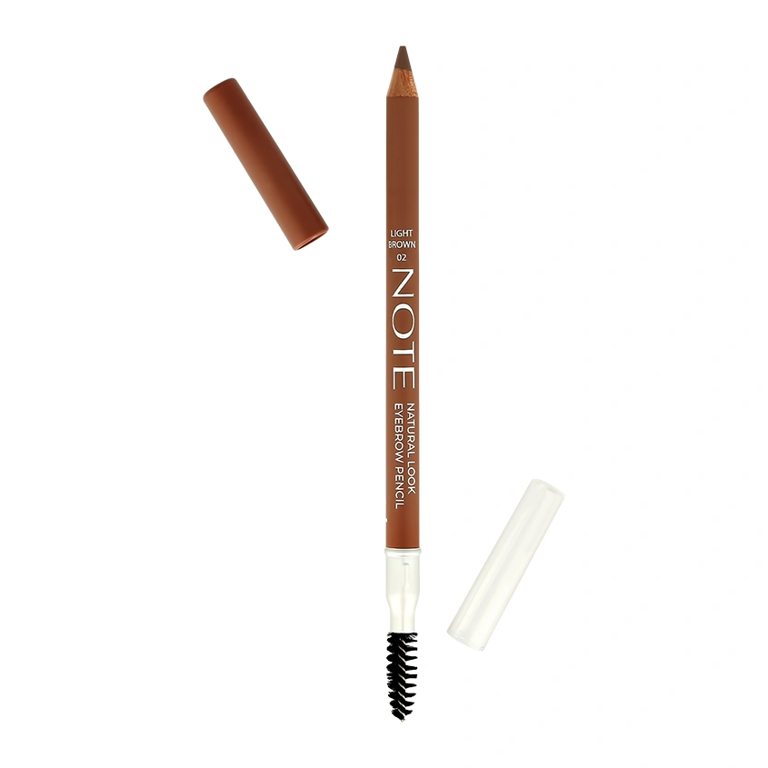 Карандаш для бровей `NOTE` NATURAL LOOK EYEBROW PENCIL тон 02
