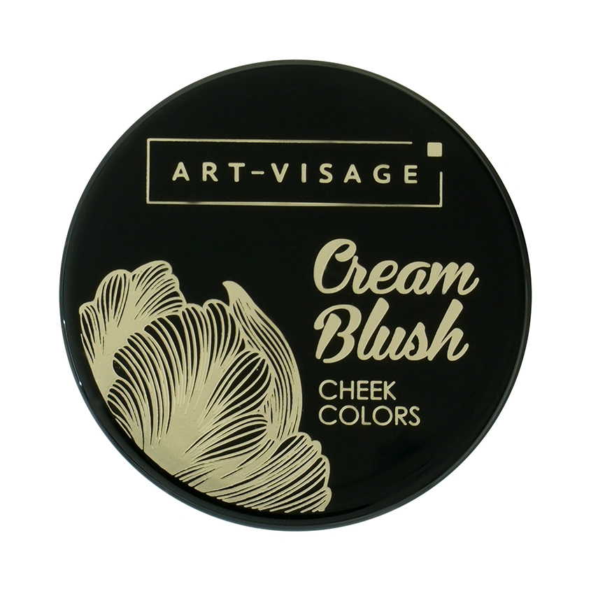 Румяна для лица `ART-VISAGE` CREAM BLUSH кремовые тон 14 Золотистый коралл