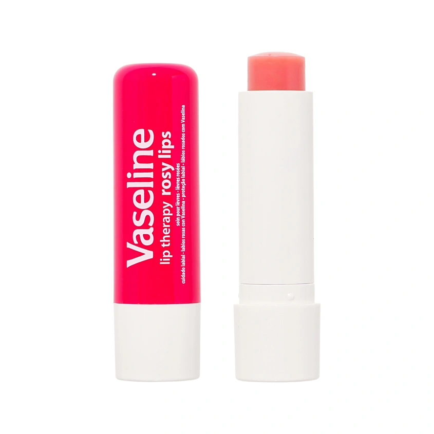 Бальзам для губ `VASELINE` LIP THERAPY с маслом розы (в стике) 4,8 г