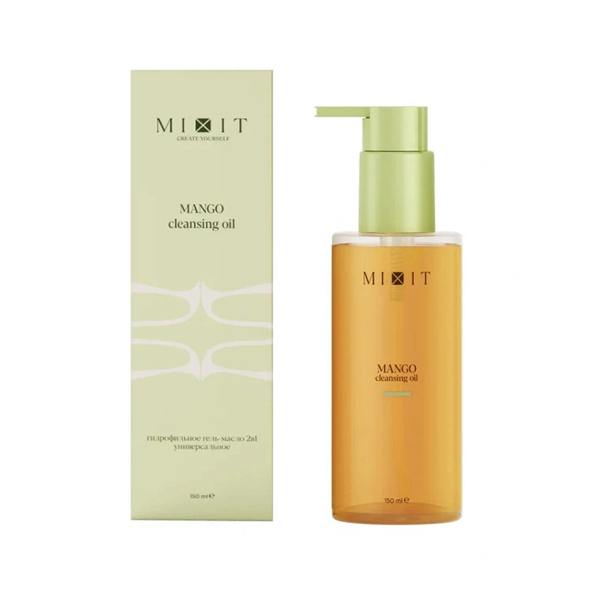Гидрофильное гель- масло для умывания `MIXIT` YOUR SKIN с маслом манго, авокадо и кокоса 150 мл