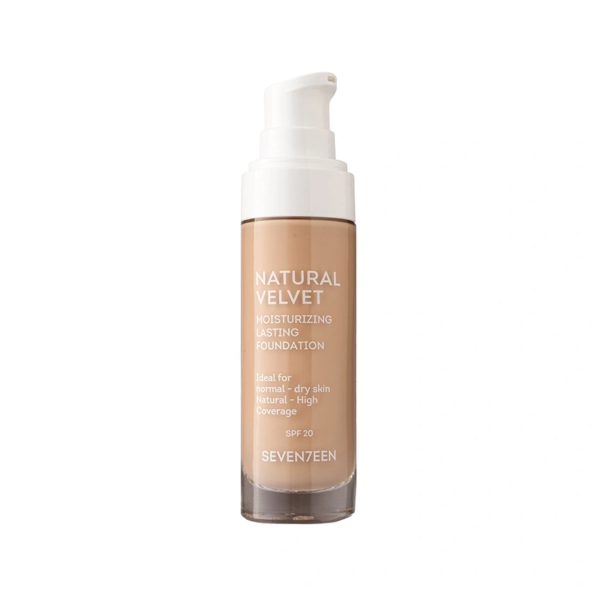 Крем тональный для лица `SEVEN7EEN` NATURAL VELVET стойкий с бархатным эффектом тон 5