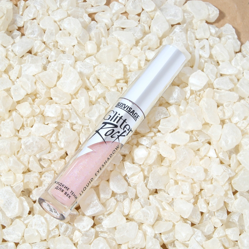Тени для век `LUXVISAGE` GLITTER ROCK жидкие тон 306 Galaxy Rose