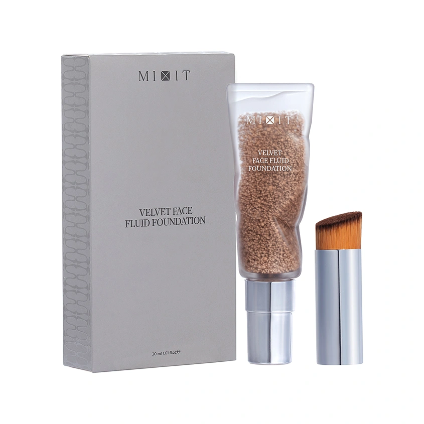 Флюид для лица `MIXIT` VELVET FACE тонирующий тон 02 Soft sand